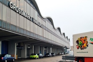  Großmarkt HamburgMarkenzeichen des Großmarkts Hamburg: die 40 000 m² große Haupthalle 