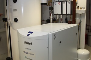  Das Mikro-KWK-System im inHaus-Zentrum in Duisburg hat eine elektrische Leistung von 4,7 kW und eine thermische Leistung von 12,5 kW 