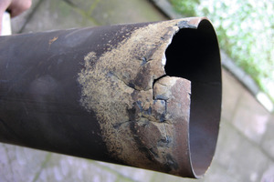  NOx-Rohr eines Ölbrenners 
