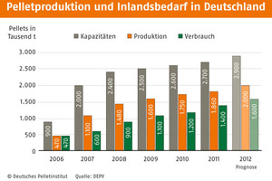  Deutscher Pelletmarkt 2011: Pelletproduktion weiterhin international führend  