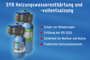  Schutz vor Kesselstein &amp; KalkKesselsteinbildung und Kalkablagerungen lassen die Energiekosten rasch in die Höhe schnellen. Mit der Heizungswasserenthärtung und der -vollentsalzung hat SYR zwei Geräte im Programm, die vor gefährlichen Ablagerungen und Steinbildung schützen und die Vorgaben der VDI 2035 zuverlässig erfüllen 