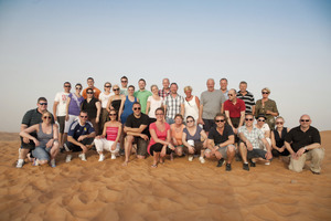  Alle Gewinner nahmen an der Offroadtour durch die Wüste teil 
