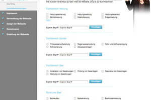  Einfacher EinstiegFür den einfachen Einstieg von SHK-Betrieben in die Internetwelt werden gewerkspezifische Inhalte angeboten. Fachverbände unterstützen dabei die kontinuierliche Weiterentwicklung des Angebotes 