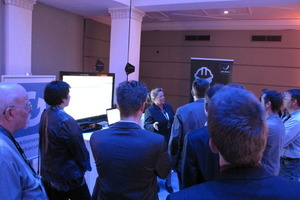  Platz für FragenWährend der Veranstaltung könnten die Gäste live am Bildschirm die der Software testen 