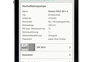  Unterstützung bei der Kundenberatung - 
Der Austauschspiegel ist auch in digitaler Form als Teil der App „Wilo Assistent“ verfügbar. Dieser steht für „iPhone“, „iPod touch“ und „iPad“ von Apple sowie für Geräte mit dem Android-Betriebssystem und als Web-App für alle anderen Geräte (unter app.wilo.com) zur Verfügung. 