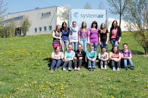  Am Girls‘Day bei Systemair nahmen insgesamt 14 Mädchen teil 