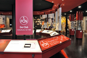  112 Jahre Club-Geschichte zum Staunen und Erleben: Das neue Museum im Eingangsbereich ist wesentlicher Bestandteil des Funktionsgebäudes. 