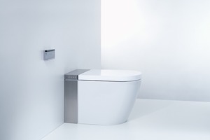  Das neue Dusch-WC "SensoWash i" von Duravit wurde von Philippe Starck designed.  