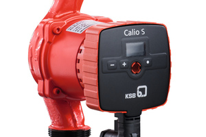  Die Nassläufer-Umwälzpumpe „Calio S“ ist für den Einsatz in Ein- bis Vierfamilienhäusern und für kleinere Gewerbeobjekte konzipiert. 