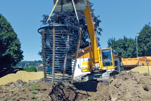  Ein Erdwärmekorb hat einen Flächenbedarf mit den Abstandsflächen von maximal 30 m2. 