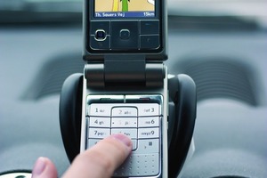  GewöhnungsbedürftigDie Navigation per GPS-fähigem Handy kann mitunter etwas gewöhnungsbedürftig sein 