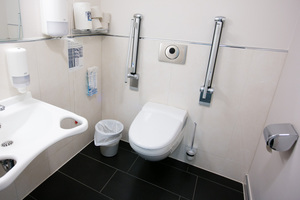  Zuverlässiger Partner: Für Menschen mit starker körperlicher Beeinträchtigung leisten die Dusch-WCs gute Dienste. 