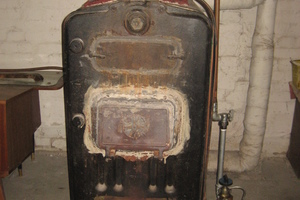  Dieser mit Gasbrenner umgebaute Kohlekessel musste erneuert werden. 