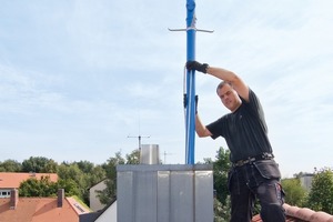  Einfaches EinführenEin Klemmring mit Dichtung sorgt für dichten und sicheren Sitz 