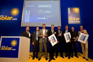  Die Gewinner des Intersolar Award in der Kategorie Photovoltaik 