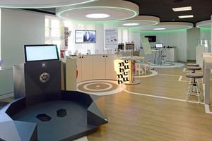  Innovative Testwelt: Im Fraunhofer Ladengeschäft Josephs können Besucher auf über 400 m² neuartige Produkt- und Dienstleistungsideen testen und Impulse zur Weiterentwicklung geben. 