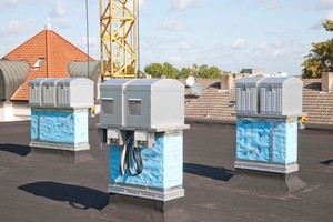 In Dortmund ist die Lüftungstechnik der jeweiligen Wohneinheiten samt Filter in Dachzentralen untergebracht. 