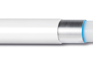  „Uni Pipe Plus“ ist ein Mehrschichtverbundrohr, das sich durch seine nahtlos extrudierte Aluminiumschicht auszeichnet 