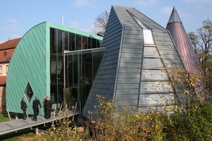  Außergewöhnlich gestaltet und durch das SHK-Handwerk meisterlich in Szene gesetzt: Das Klempner- und Kupferschmiedemuseum in Karlstadt am Main. 