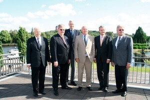  Der neue Vorstand des ZVSHK (v.l.n.r.) Rolf Richter, Friedrich Budde, Ulrich Kössel, Dieter Lackmann, Manfred Stather, Werner Obermeier 