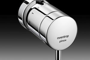  Heizkörper-Thermostat "pinox" (Oventrop): Ein klares und wertiges Erscheinungsbild soll der Thermostat abgeben und nicht nur das. Zum Ziel gesetzt haben sich die Entwickler auch eine besonders einfache Handhabung.  