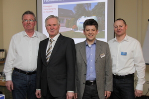  Referenten der Firmen Progas, GOK und Air Liquide beim Flüssiggas-Fachseminar. 