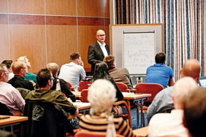  Wissenstransfer: Fachreferenten informierten in sieben verschiedenen Workshops über aktuelle Normen und Techniken sowie die zu erwartende Entwicklung.  