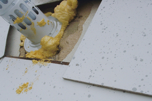  Fassadenplatten können u.a. fest gebundenen Asbest enthalten. 
