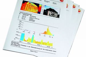  Thermografie-Berichte sollten neben Thermogrammen, Digitalfotos, Messwerttabellen und Bildkommentaren auch Projekt-, Objekt- und Messgerätedaten, sowie Aufnahmestandpunkte und Blickrichtungen enthalten.  