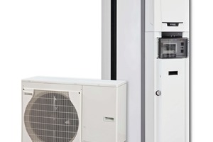  Das Hybridsystem TzerraHP besteht aus einem kompakten Gas-Brennwertkessel sowie einer Monobloc-Wärmepumpe. 