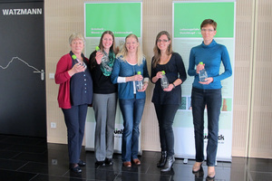  Alle Grünbeck-Mitarbeiter erhielten bei der internen Veranstaltung zum Weltwassertag eine Karaffe. 