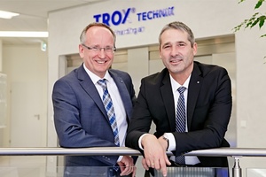  Die Geschäftsführer der Trox GmbH: Thomas Mosbacher (Finanzen/Personal)(links) und Udo Jung (Vertrieb/Technik/Produktion)  