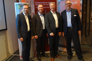  Die Referenten von links: Olaf Kruse, Oliver Steffens, Stefan Lütje und Prof. Dr.-Ing. Franz-Peter Schmickler. 