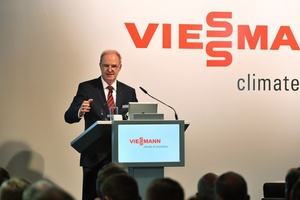  Viessmann CEO Joachim Janssen unterstrich, dass die Energiewende nicht nur eine Herausforderung, sondern vor allem eine große Chance darstellt. 