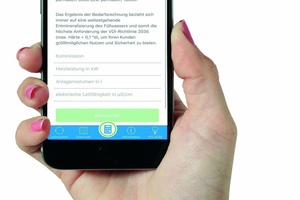  Mit der App ?perma-trade VDI 2035? liegt das richtige Dimensionieren bei der Heizungswasseraufbereitung ganz einfach auf der Hand. 