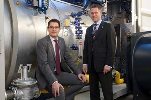  Die Geschäftsführer Reto Brütsch (links) und Christian Hahn (rechts) verantworten die Aktivitäten der Hotmobil Deutschland GmbH 