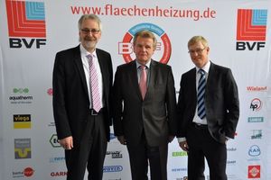  Wurden für weitere drei Jahre als Vorstandsmitglieder des BVF e.V. im Amt bestätigt (v.l.n.r.): Heinz-Eckard Beele, Ulrich Stahl und Michael Muerköster. 