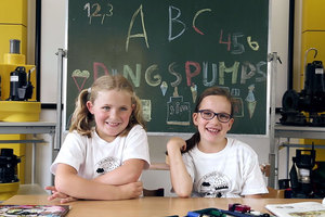  (Quelle: Pentair Jung Pumpen, Steinhagen) Schülerinnen der Grundschule Amshausen 