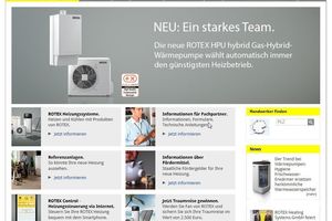  Bildquelle: Rotex Heating Systems GmbH
Die Desktop-Ansicht der Rotex Website bleibt nahezu unverändert und kann wie gewohnt bedient werden.  
